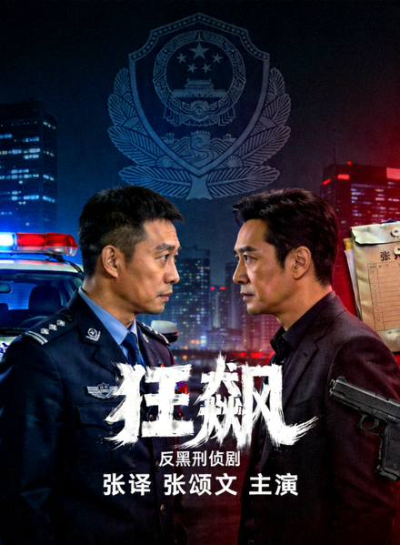 电视剧《狂飙》海报 - 张译、张颂文主演的反黑刑侦剧